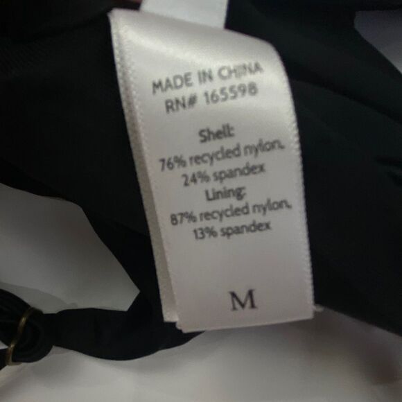 Andie Swim Black Santorini Keyhole Knot One Piece Swimsuit Sz M NWT - Picture 10 of 15